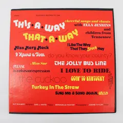 Ella Jenkins This-a-way, That-a-way Folkways Records FC 7546 12" LP