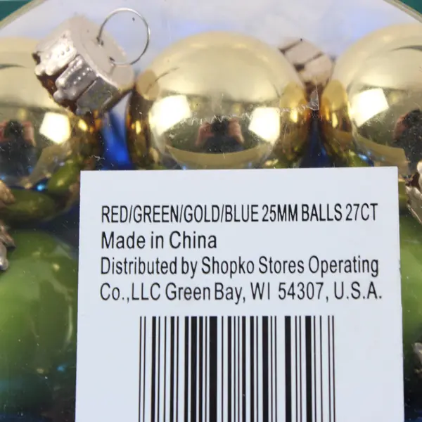 Lot of 2 Krebs Small Ornament Sets, 27 Count Each, Holiday Decor