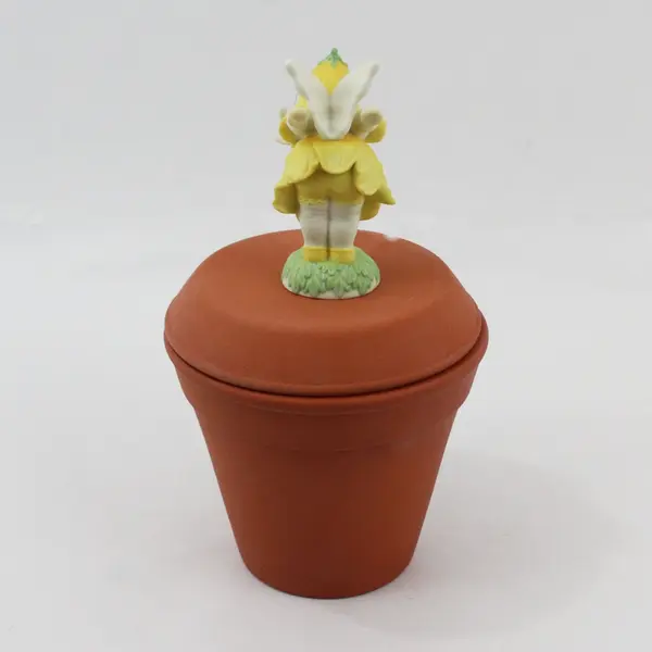 Department 56 In the Garden Butter Up Buttercup Fairy Figurine W/ Flower Pot
