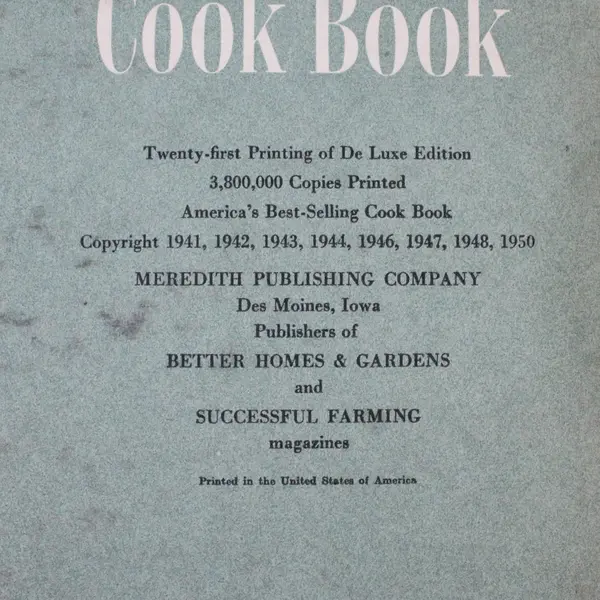 Vintage Better Homes and Gardens Cook Book 1950 5-Ring HC Binder Acceptable