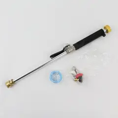 Cleaning Solution Pressure Washer Hose Power Nozzle 3 Heads Pipe Tape Used