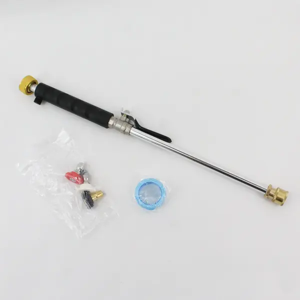 Cleaning Solution Pressure Washer Hose Power Nozzle 3 Heads Pipe Tape Used