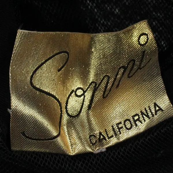 Sonni California Black Mesh And Fabric Halloween Hat With Spiders Bow With Eyes