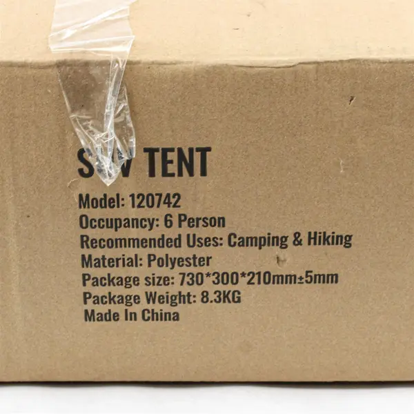 Vevor SUV Tent 6 Person Polyester Model 120742 - New
