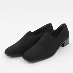 Donald J Pliner Solid Black Color Slip On 1.5" Heel Pumps Shoes Womens Size 8.5M