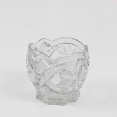 Vintage EAPG Comet Pattern Sugar Bowl U.S. Glass Co 