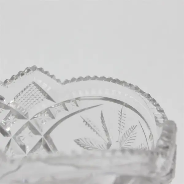 Vintage EAPG Comet Pattern Sugar Bowl U.S. Glass Co 