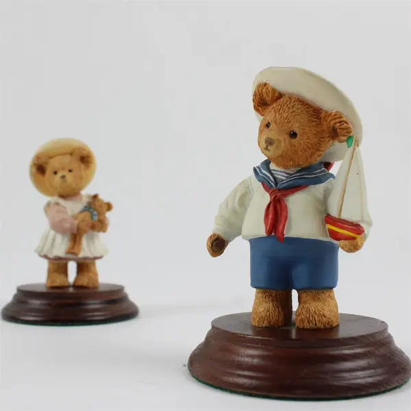 Lot of 3 Upstairs Downstairs Bear Figurines Nanny Maybold Alice Henry