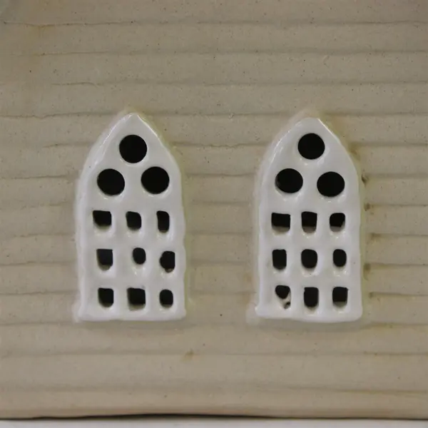 Snow Village Porcelain Church Christmas Holiday Village Collectible
