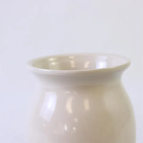 Lenox Ivory Porcelain Vase Embossed Floral Motif 5.5" Tall
