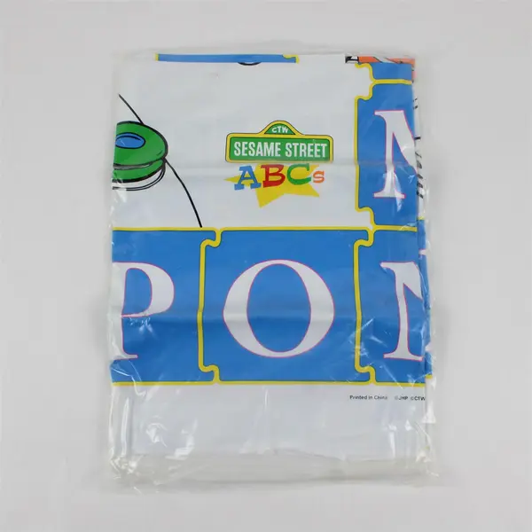 Vintage Sesame Street Big Bird ABC Factory Sealed Vinyl Floor Play Mat