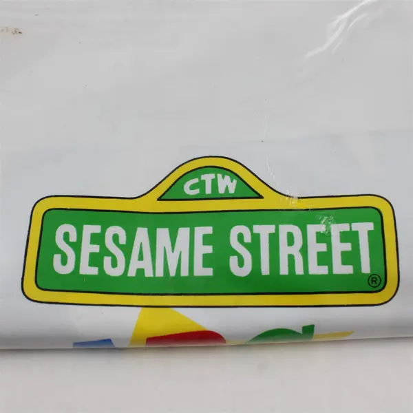 Vintage Sesame Street Big Bird ABC Factory Sealed Vinyl Floor Play Mat