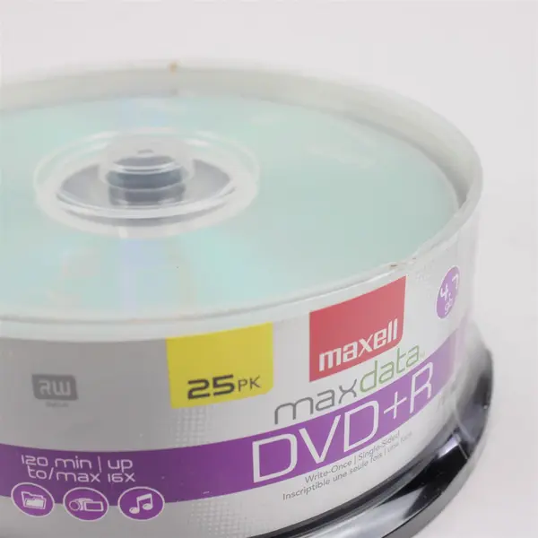 Maxell Maxdata DVD+R 4.7GB 25 Pack Sealed Spindle Blank Discs