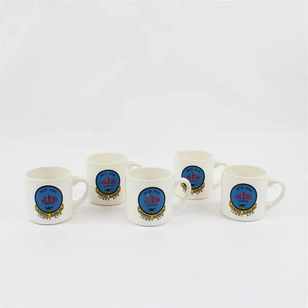 Set of 5 Ceramic Coffee Mugs NCO AGA Mile-Hi Semper Sursum Lowry AFB