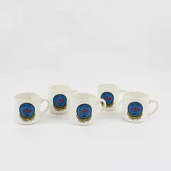 Set of 5 Ceramic Coffee Mugs NCO AGA Mile-Hi Semper Sursum Lowry AFB