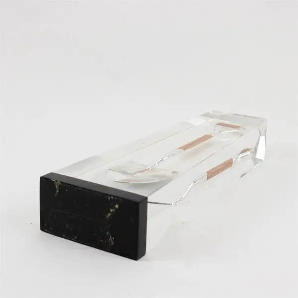 Professional Polished Chrome Ceremonial Shovel Wood Handle Display Case