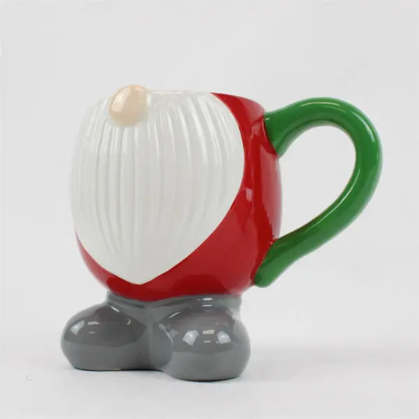Lot of 2 Santa Ceramic Mug Opal House M Stainless Steel Tumbler
