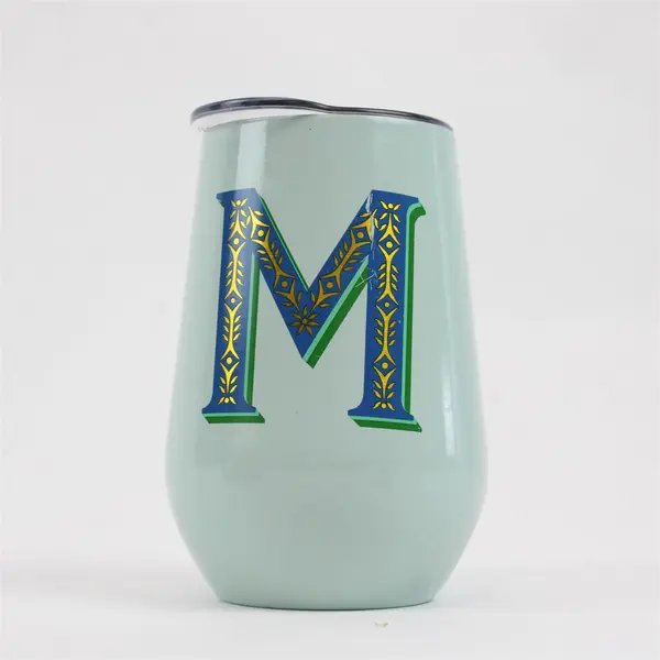 Lot of 2 Santa Ceramic Mug Opal House M Stainless Steel Tumbler