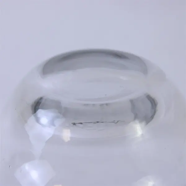 Set of 4 Barrel Shaped Glass Tumblers Drinking Glasses