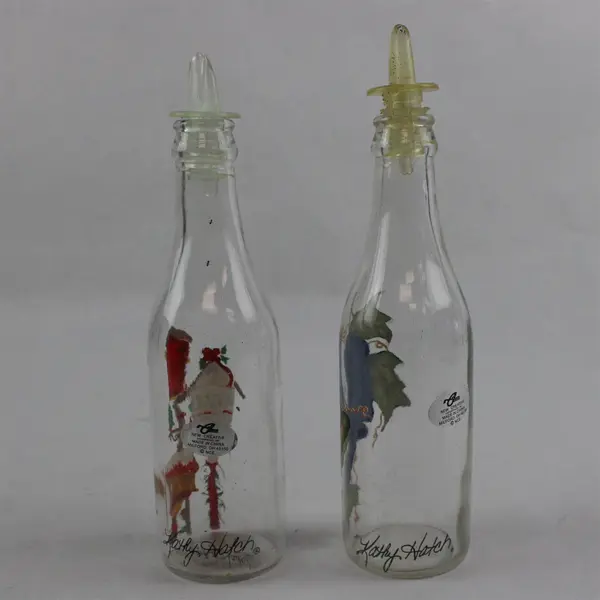 Lot of 2 Kathy Hatch Collection Oil & Vinegar Cruets