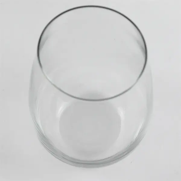 Set of 4 Stemless Wine Glasses Clear Pre-Owned