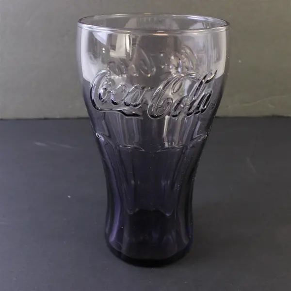 Vintage Coca-Cola Amethyst Purple 16 oz Glasses Set of 2