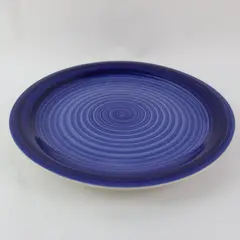 Royal Norfolk Blue Swirl Ceramic Dinner Plate 10.5"