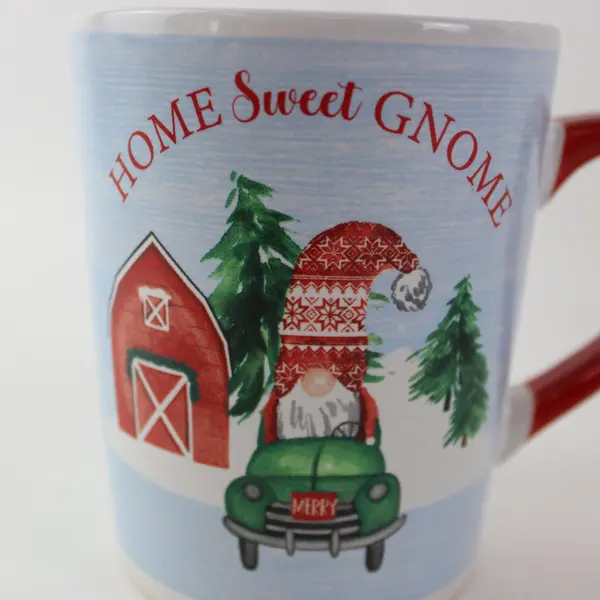 Lot of 3 Unbranded Ceramic Coffee Mugs Hummingbird Gnome Arizona Roadrunner