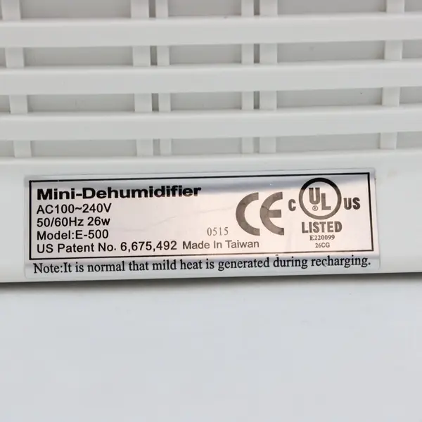 Eva-Dry E-500 Renewable Mini Dehumidifier High Capacity