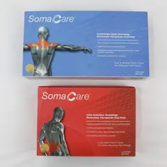 Lot of 2 Soma Care Renewable Heat & Cold Therapy Packs Neck Back