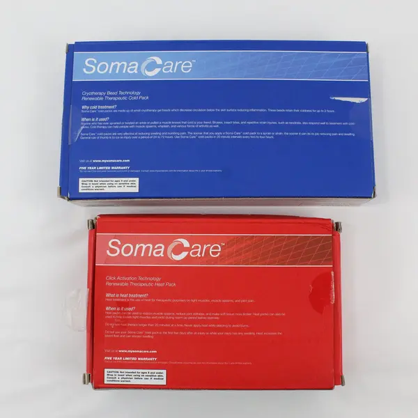 Lot of 2 Soma Care Renewable Heat & Cold Therapy Packs Neck Back