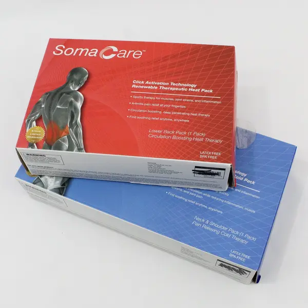 Lot of 2 Soma Care Renewable Heat & Cold Therapy Packs Neck Back