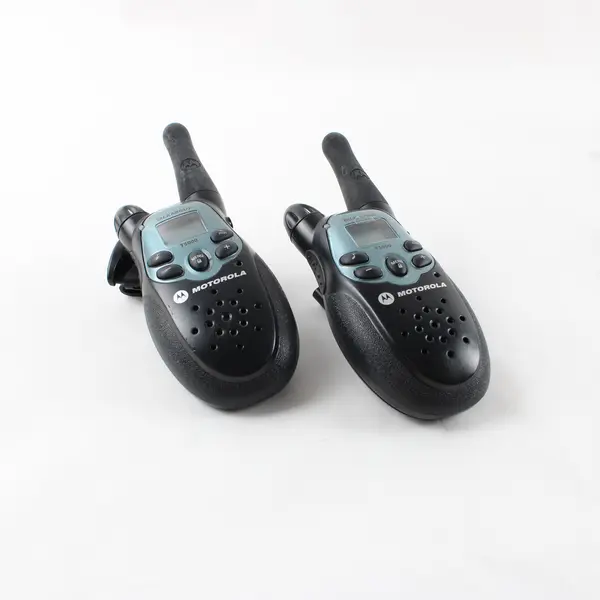 Motorola Talkabout T5000 Walkie Talkies 2-Pack Charger Base Tested to Power On