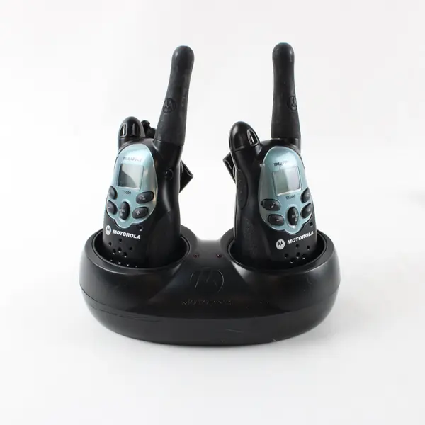Motorola Talkabout T5000 Walkie Talkies 2-Pack Charger Base Tested to Power On