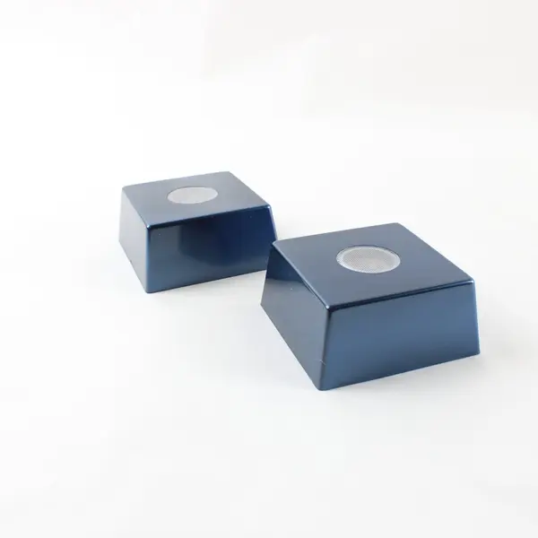 Lot of 2 Roman Inc Blue Lighted Bases Decorative Stands