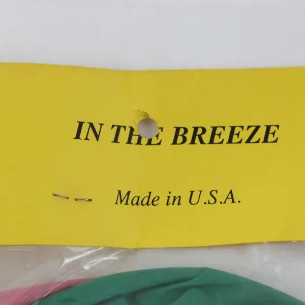 In the Breeze 40in Small Windsock Green Purple Pink Outdoor Decor