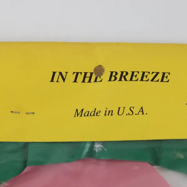 In the Breeze 10in Windsock Green Purple Pink Outdoor Decor