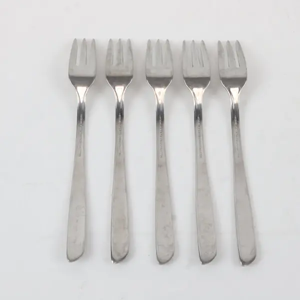 Lot Of 5 International Silver Celestial Stainless Cocktail/Seafood 5.5" Forks