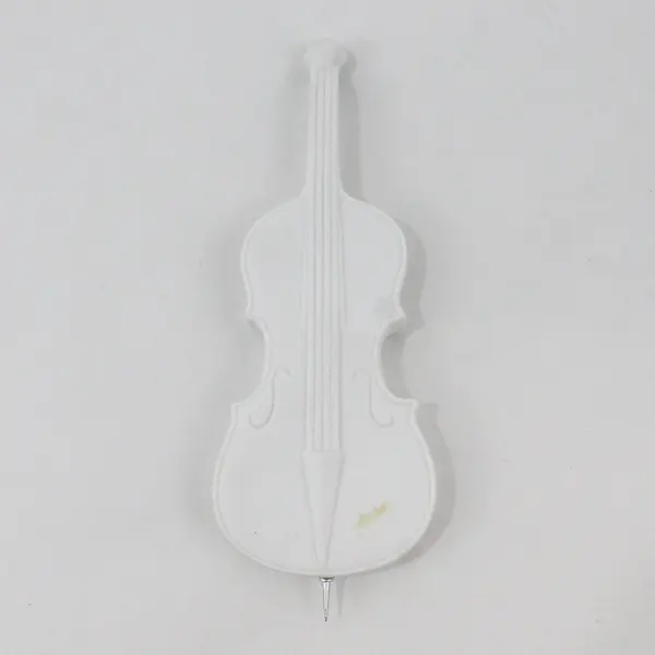 Dept 56 Winter Silhouette Christmas Concerto Cellist White Porcelain Figurine