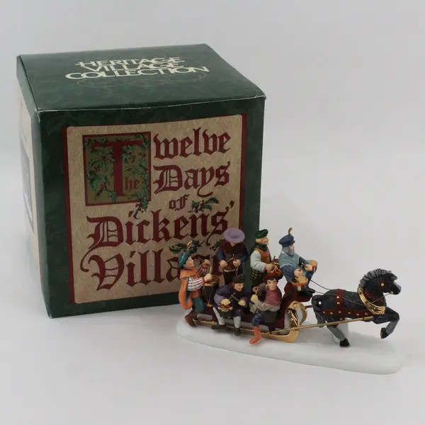 Dept 56 Heritage Village 12 Drummers Drumming #58387 Box