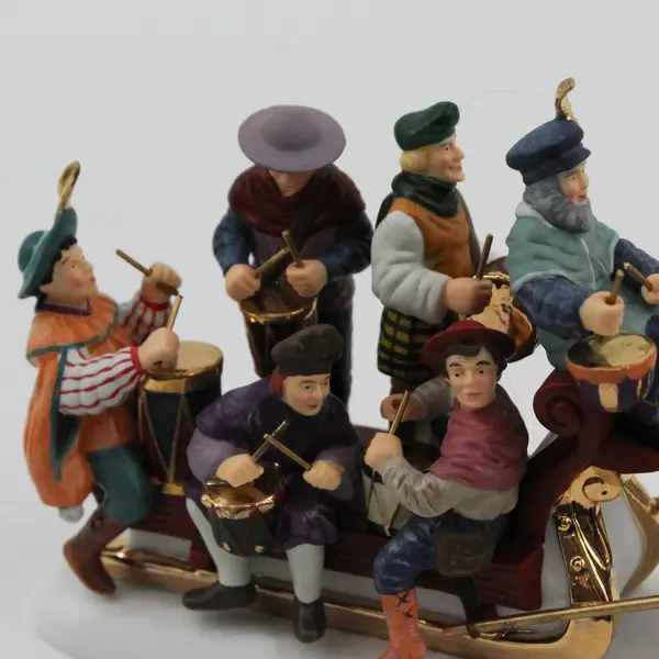 Dept 56 Heritage Village 12 Drummers Drumming #58387 Box