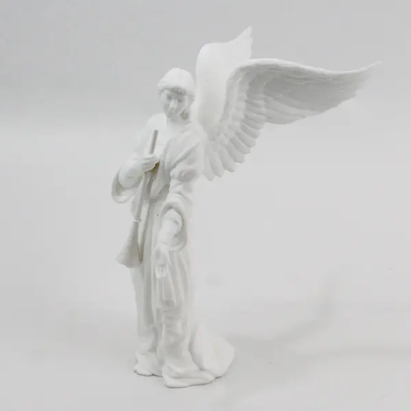 1989 Lenox The Nativity Angels in Adoration 3 Pc Set White Porcelain 
