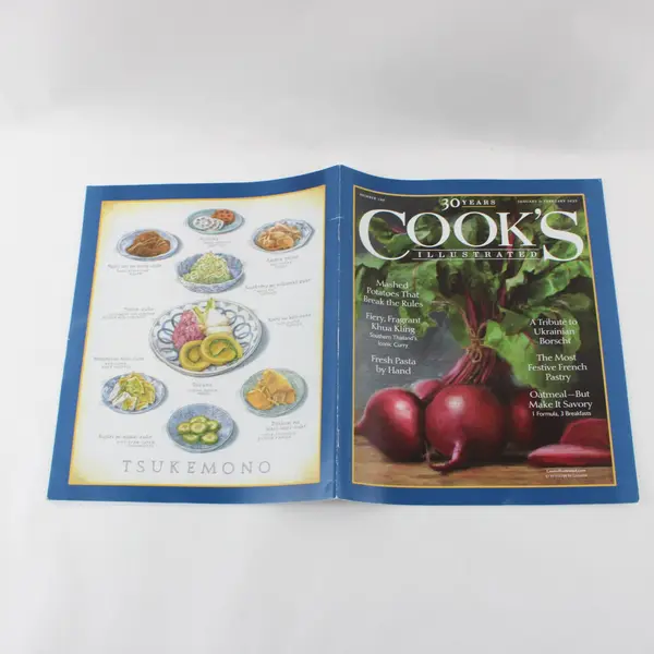 Lot of 4 Cook's Illustrated Magazine Recipe and Cooking Tips, 2022, 2023, 2025
