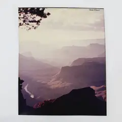 Vintage 1975 Grand Canyon Arizona Richard M Schmitt 8X10 Color Photo 