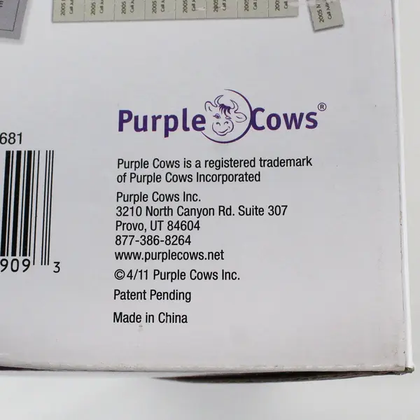 Purple Cows 2-in-1 Photo Paper Trimmer Craft School Tool 1040C