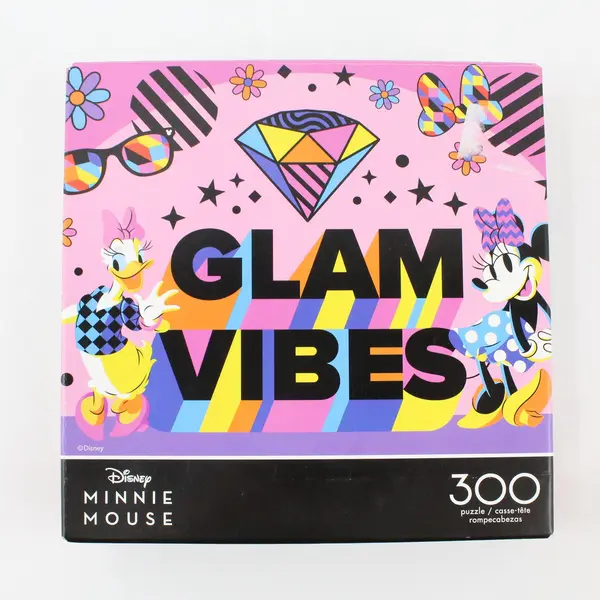 Disney Minnie Mouse Glam Vibes 300 Piece Jigsaw Puzzle Ceaco