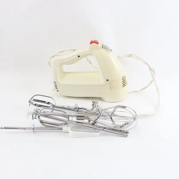 Vintage Sunbeam Mixmaster 2486 200W 6-Speed Hand Mixer Attachments