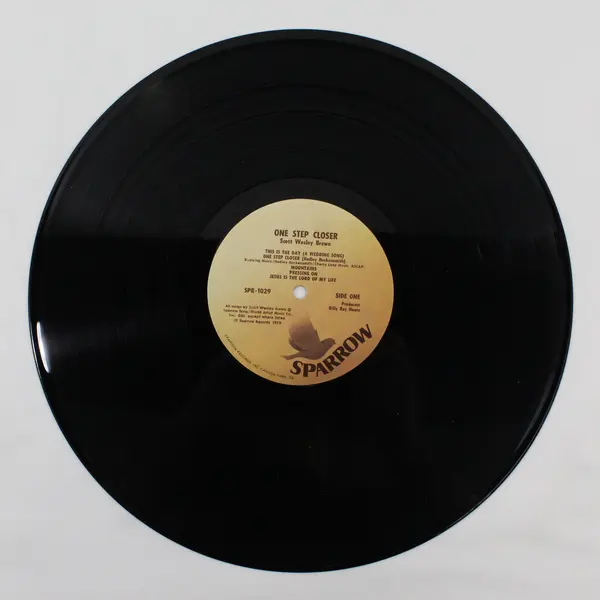 Scott Wesley Brown One Step Closer Sparrow SPR 1029 12" Vinyl LP