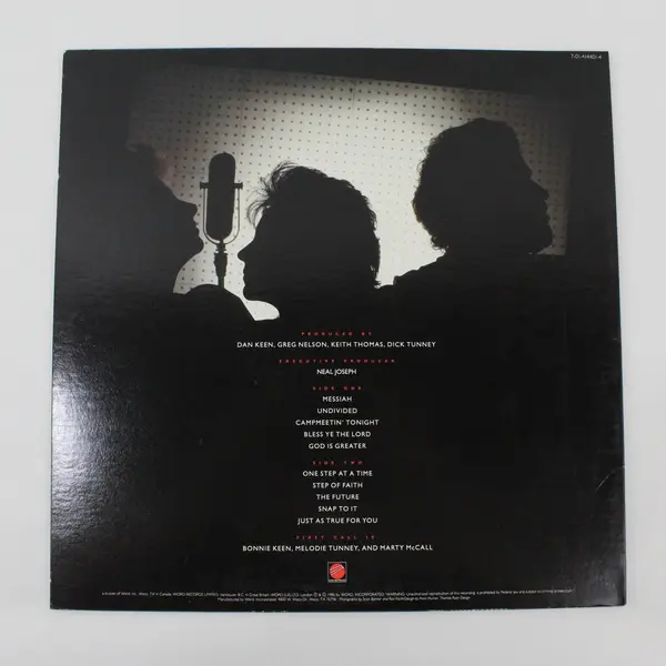First Call Undivided Dayspring 12" Vinyl LP Gospel Music 1986