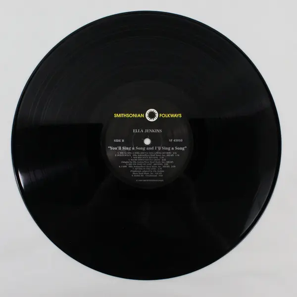 Ella Jenkins You'll Sing a Song and I'll Sing a Song Smithsonian Folkways 12" LP